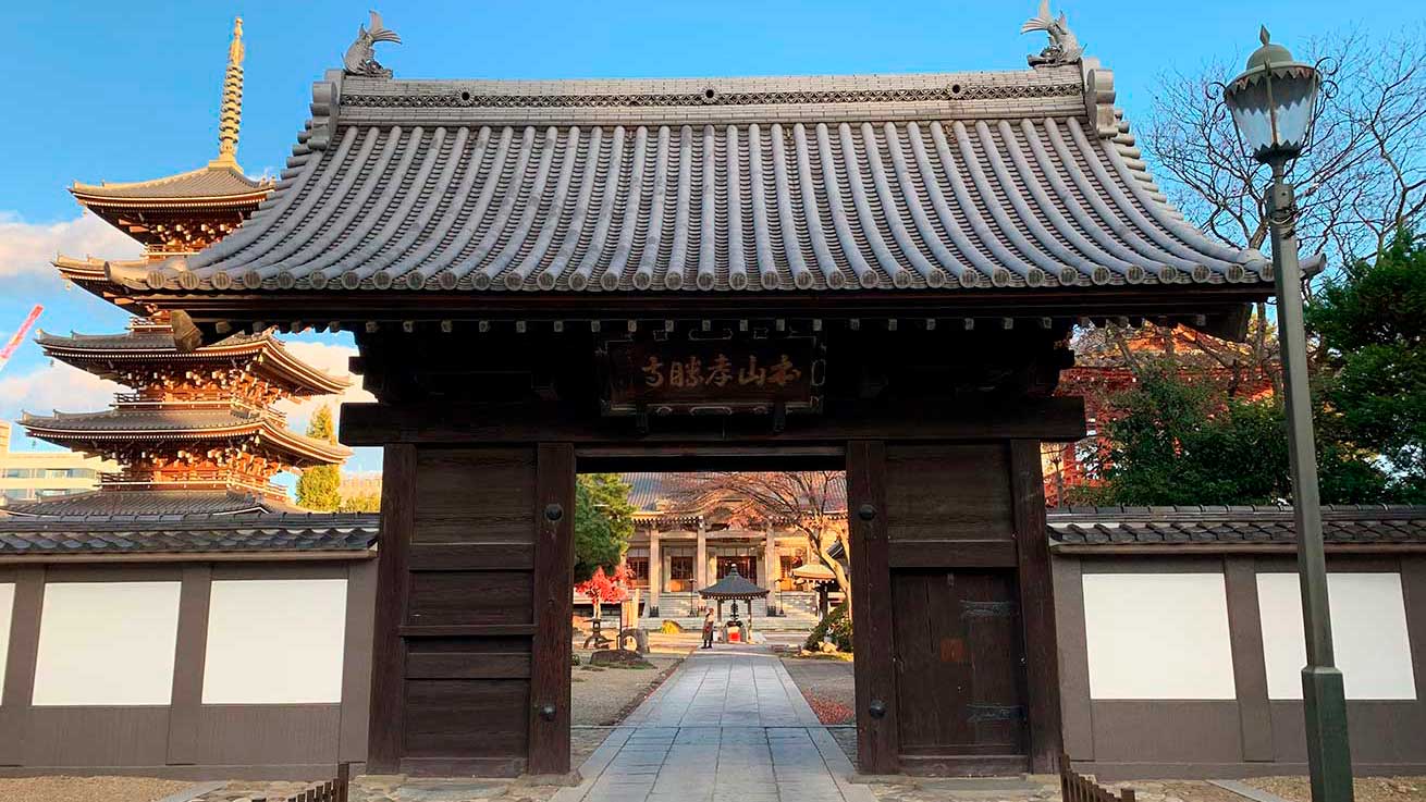 cokoguri - Kosho-ji Temple Main Gate Looking In