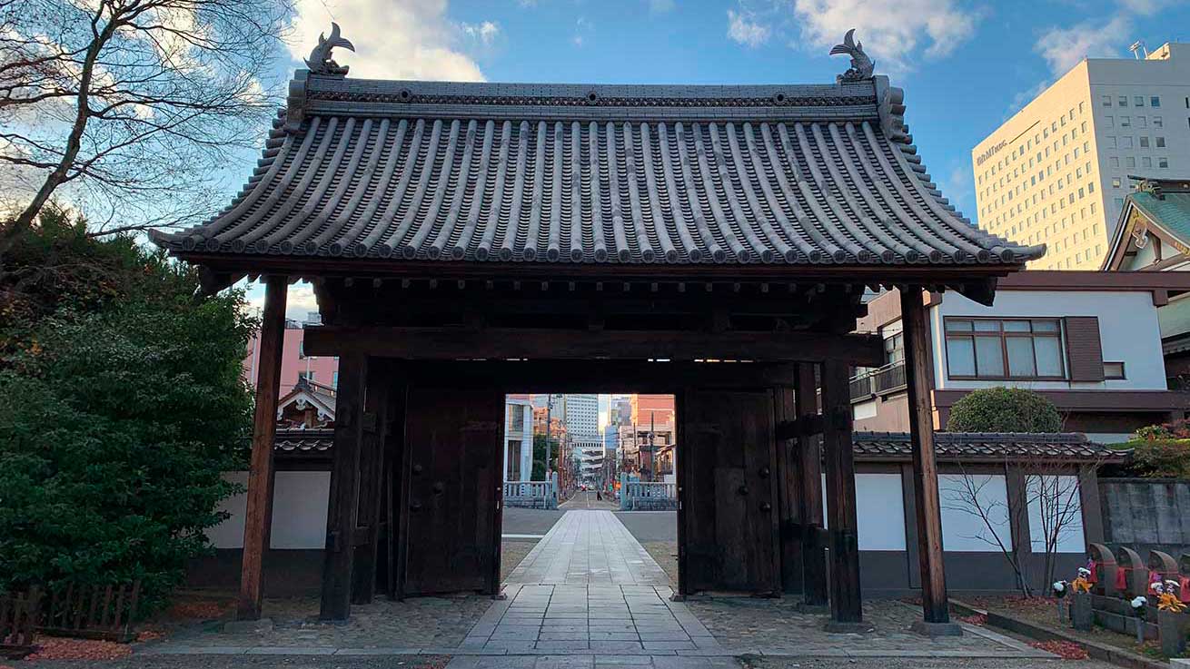 cokoguri - Kosho-ji Temple Main Gate Looking Out