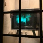 Showa Era TV Set in Window